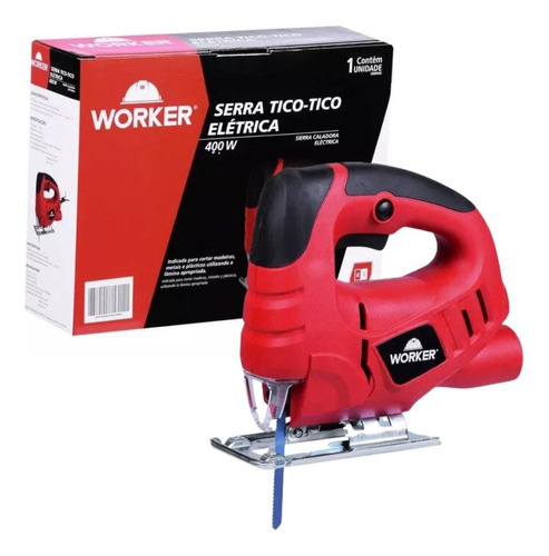 Serra tico-tico Worker serra tico tico bosch makita dewaltt wap barato profissional 400W 220V