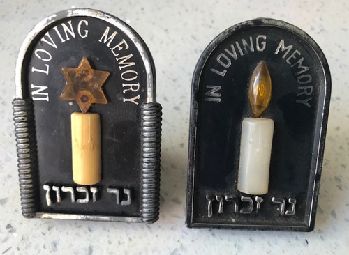 Lámpara Yahrzeit Conmemorativa - Ner Zikaron (israel) (Usado)