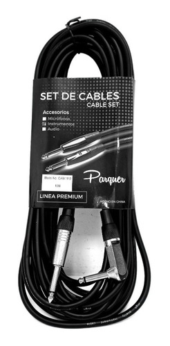 Cable Plug Plug 10 Mtrs Angle Parquer Cabi1110 Cuota