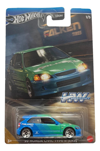 Hot Wheels Honda Civic Type R Ek9 Falken Honda Civic Type R Ek9