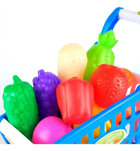 Carrito de Compras Juguete Infantil - Juego de Supermercado con Carrito de Compras Juguete Infantil - Juego de Supermercado con