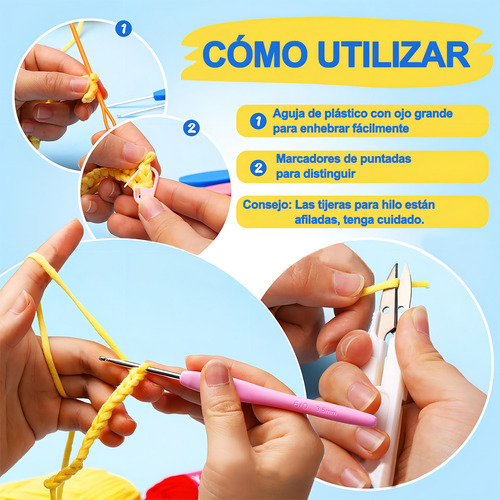 Banna Kit De Costura Y Tejido Que Incluye 12 Hilos 119