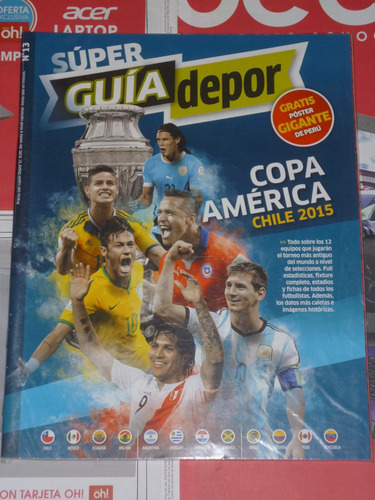 Revista Super Guia Depor Copa America Chile 2015