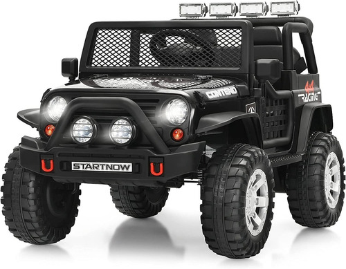 Carro A Batería Jeep 5 Motores 4x4 Pantalla Llantas Jebe