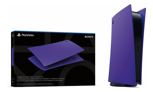 Cover Carcasa Para Consola Playstation 5 Ps5 Digital Edition Color Galactic purple