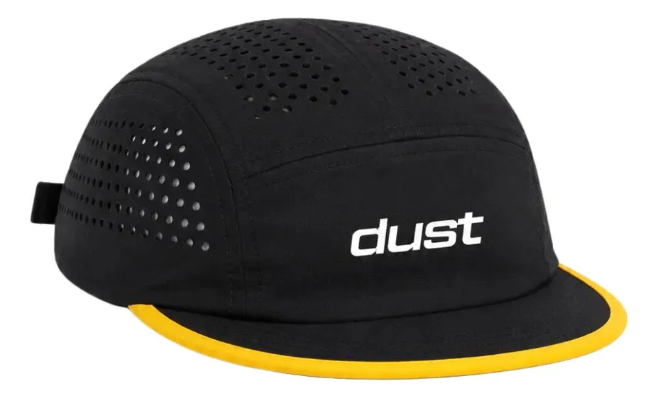 Boné Five Panel Performance Airtech Corrida Aba Curta Dust Br Edit Preto/amarelo Un