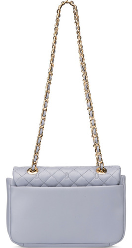 Bolsa Guess Factory Vg959670-wis Acabado de los herrajes Níquel Color Azul claro Correa de hombro Azul claro Diseño de la tela Lisa
