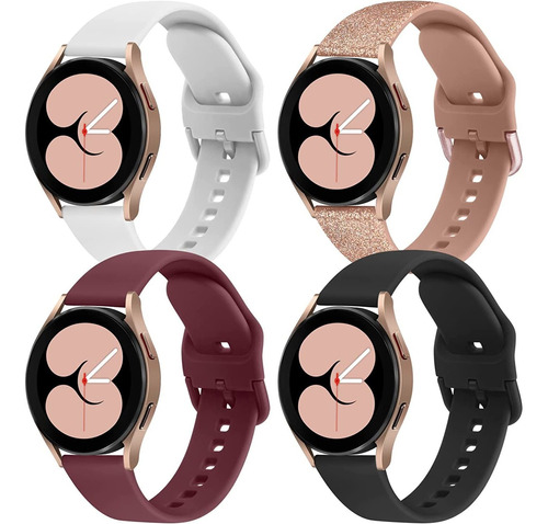 Paquete De 4 Correas Compatibles Con Samsung Galaxy Watch 4 