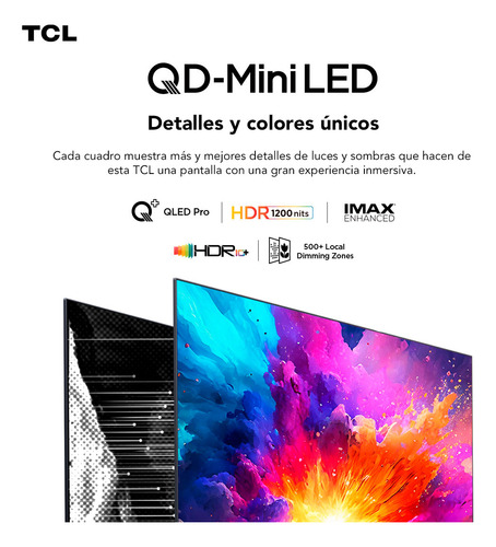 Tcl 55 Qled Mini Led 4k 55c755 Smart Tv