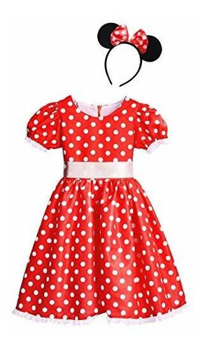 Bebe Niña - Baby Girls Polka Dots Princess Dress Cake Smash 