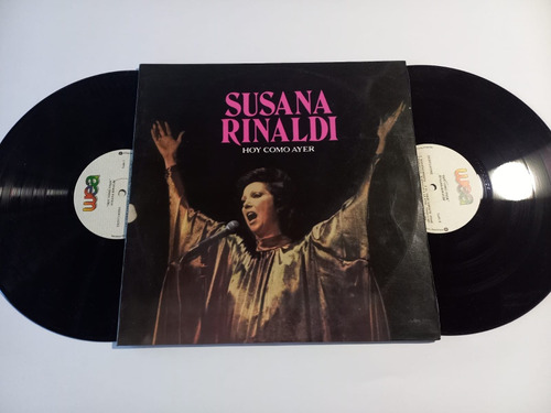 Discos Lps X 2 Susana Rinaldi / Hoy Como Ayer