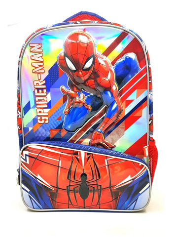 Mochila Hombre Araña Spiderman 3d  Espalda Grande 17  Wabro