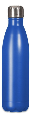 Garrafa Inox Personalizada 750ml Squeeze De Água Academia Cor Azul