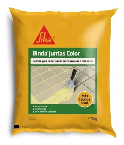 Pastina Binda Juntas Sika Colores Negro 1 Kg. Ufa