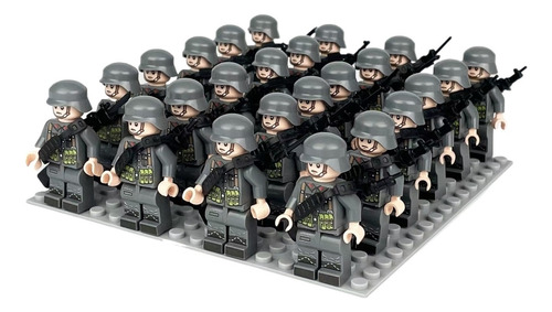 Bloques De Construcción Toy Soldier De 24 Piezas Para El Ejé