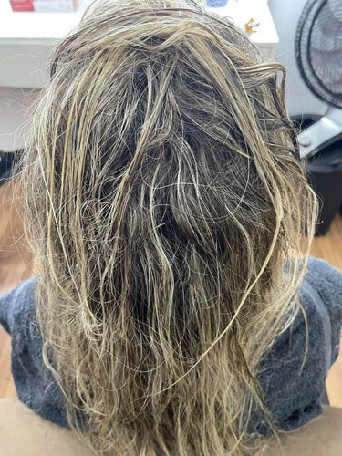 3 Realinhamento Capilar De Quiabo Resultado De Salão 1000g