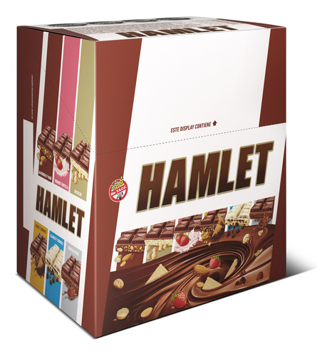 Chocolate Hamlet Yoghurt Y Frutilla - Caja X 21 Unidades