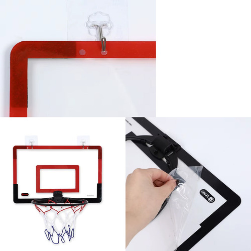 Aro De Basquet Mini Tablero Juego Hogar Oficina Accesorios