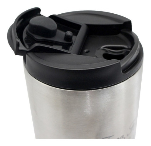 Imagem 3 de 4 de Copo Tumbler Inox 400ml Foco, Força E Café 10023187