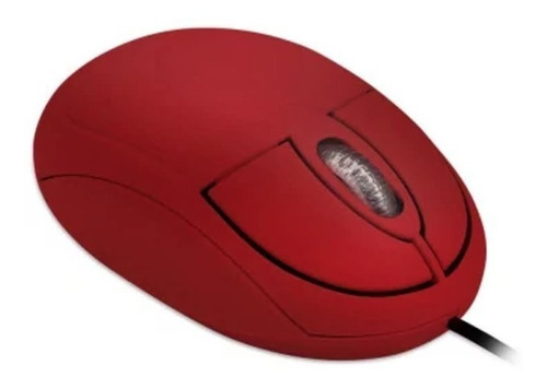 Mouse Classic Box Óptico Usb Vermelho Multilaser