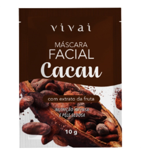 Imagem 7 de 8 de Kit Máscara Facial Vivai Açaí Cacau Guaraná Vitamina C