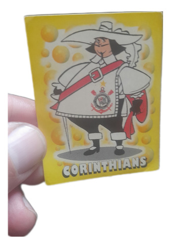 Figurinha Rara E Nova,mascote Do Corinthians Camp Bras 1998 Corinthians Mascote