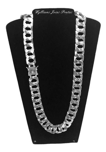 Conjunto De Prata Cordão Corrente + Pulseira 1x1 Fire Blade