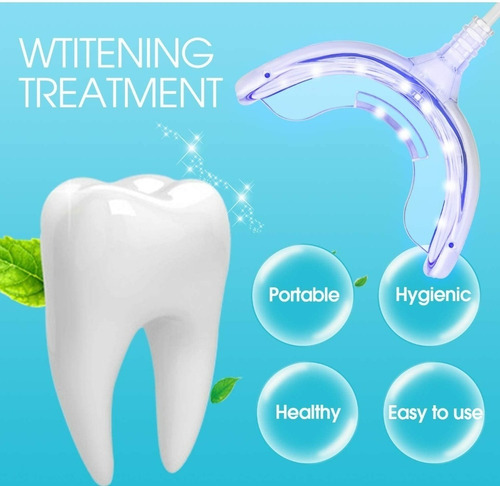 Kit De Blanqueamiento Dental. Férula Luz Led Peróxido