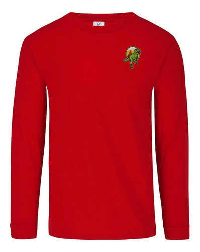 Parche Para Ropa Mxdos-005-5 Termoadhesivo Color Verde/amarillo/rojo Dinosaurio Estampado 5 U