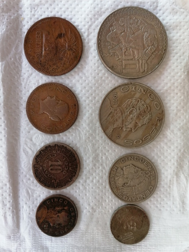 Colección De Monedas Mexicanas De Diversos Años