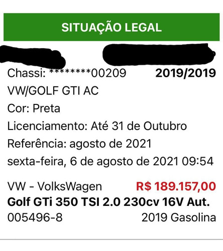 Imagem 10 de 15 de Volkswagen Golf Gti