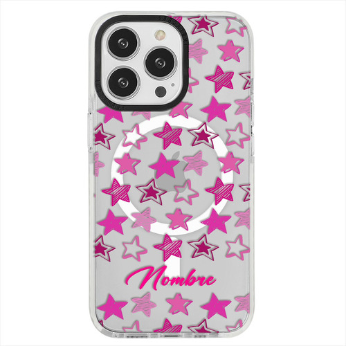 Funda Para iPhone Magsafe Estrellas Personalizada Tu Nombre