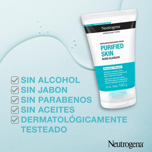 Exfoliante Neutrogena Purified Skin X100g