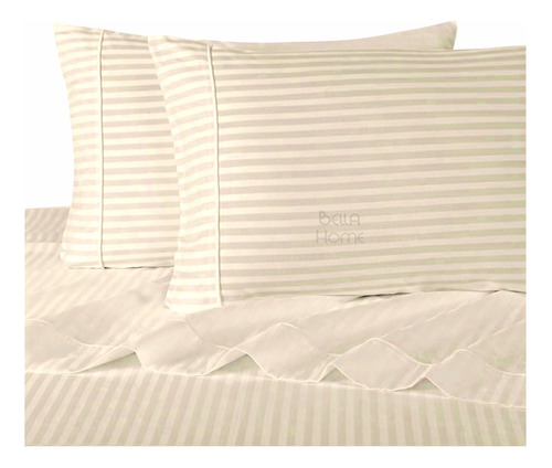 Fundas Para Almohada Elegance  X 2 Unidades 50x70 Cm Beige