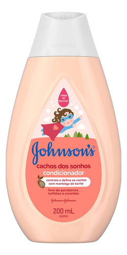 Condicionador Johnson's Baby Cabelos Cacheados 200ml