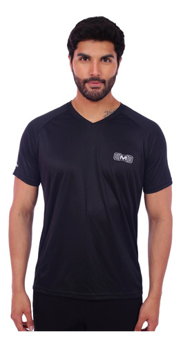 Polo Deportivo Color Negro Para Hombre | Ropa Deportiva Gym