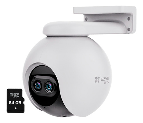 Cámara Seguridad Ezviz Lente Inteligente C8pf 2mp + Sd 64gb