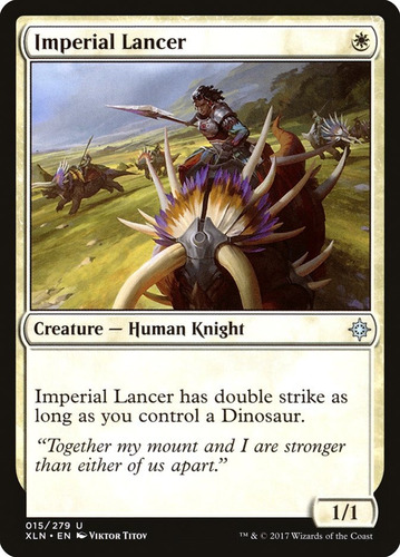 Cartas Magic Imperial Lancer X4 Playset Ixalan Mtg Bsas