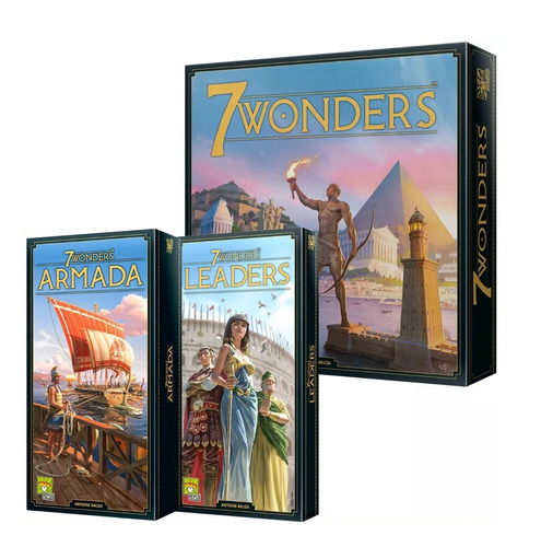 7 Wonders Combo Nueva Edición Expansión X2 Original Español