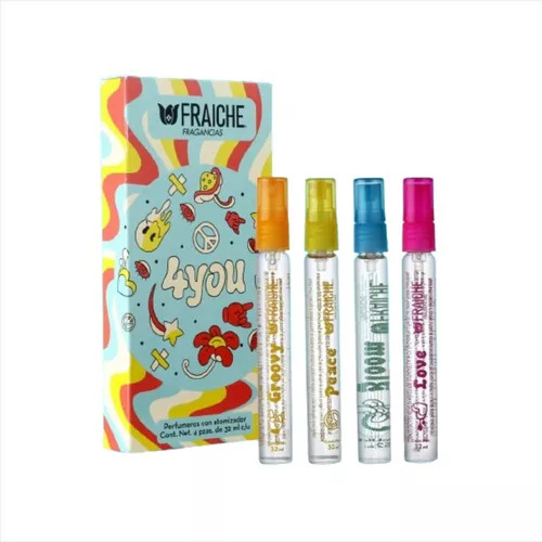 8 Perfumes Fraiche 32ml Dama Caballero Niños For You