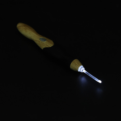 Ganchos De Ganchillo 9 En 1 Recargables Por Usb Con Iluminac