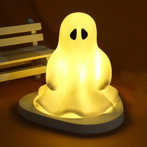 Luz Nocturna Led Con Luz Fantasma De 8 Cm X 8 Cm X 10 Cm