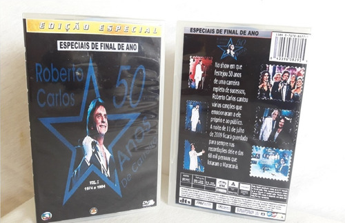Imagem 2 de 4 de Dvd Show Roberto Carlos Especiais Final De Ano Vol.1 (12dvd