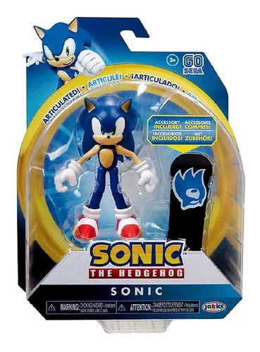 BONECO SONIC ARTICULADO - FUN - BRINKEDO LEGAL