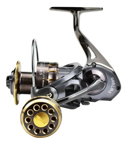 Carrete De Pesca Carrete Giratorio De Metal 12,5 Kg Max Drag