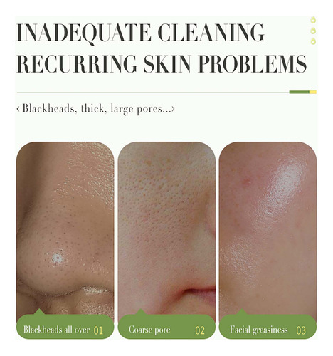 Máscara Facial De Espuma Composta H Para Limpeza E Hidrataçã