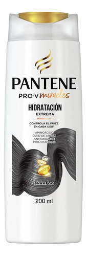 Shampoo Pantene Pro-V Miracles Hidratación Extrema en botella de 200mL por 1 unidad