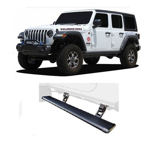 Estribos Eléctricos Amp Research Wrangler Jl Rubicón 2018/23