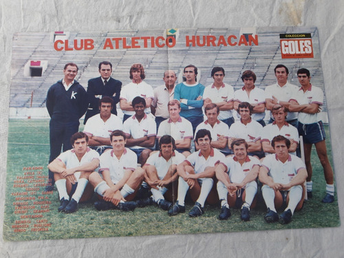 Poster Revista Goles - Club Atletico Huracan - San Lorenzo