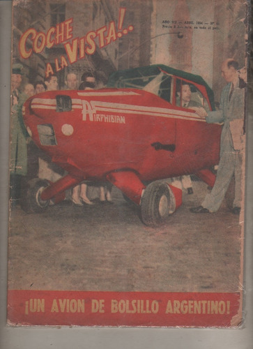 Antigua Revista * Coche A La Vista * Nº 81 - Año 1954